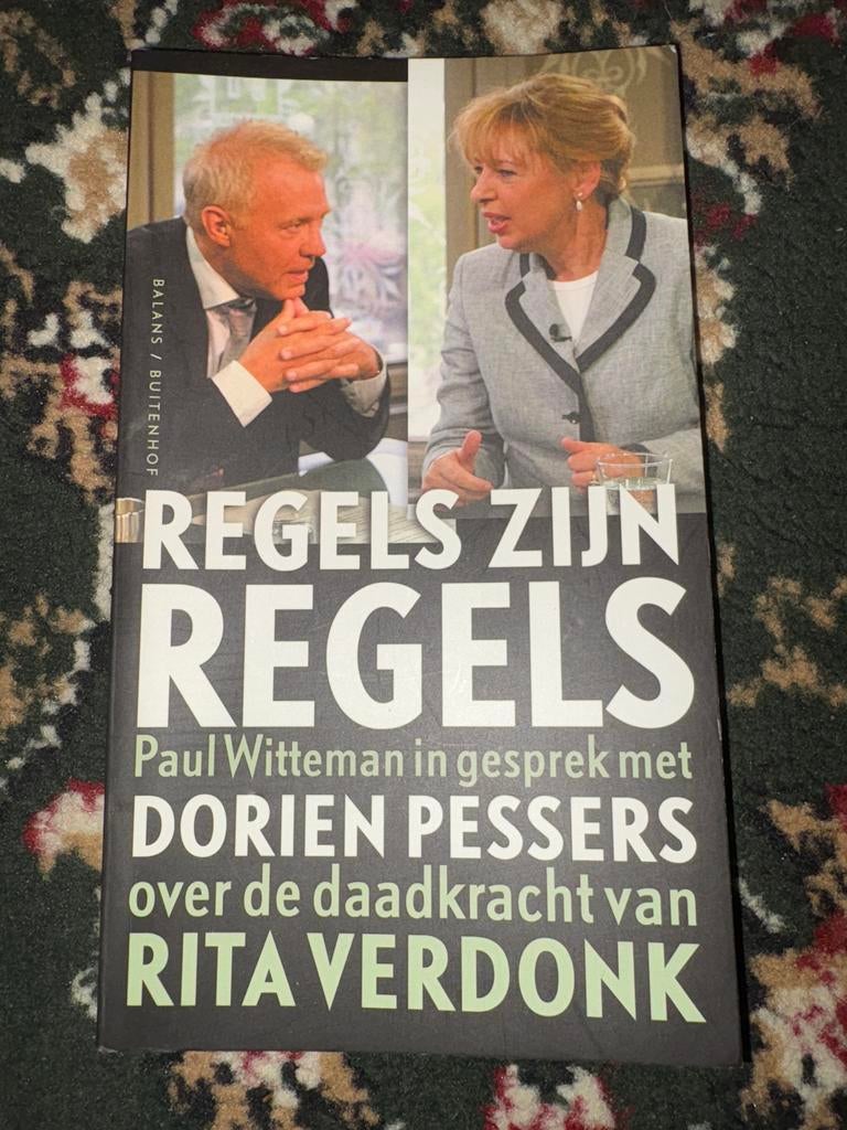 Regels zijn Regels - Paul Witteman en Dorien Pessers, Ophalen of Verzenden, Gelezen, Maatschappij en Samenleving, Nederland