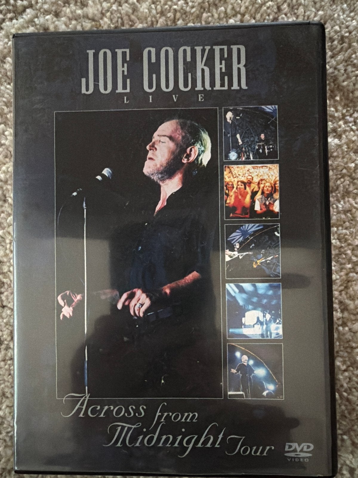 Joe Cocker Live - Across from Midnight Tour DVD, Alle leeftijden, Engels, Ophalen of Verzenden, Concert