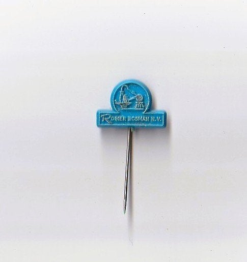 plastic speld van Rogier Bosman NV, Ophalen of Verzenden, Overige onderwerpen, Speldje of Pin