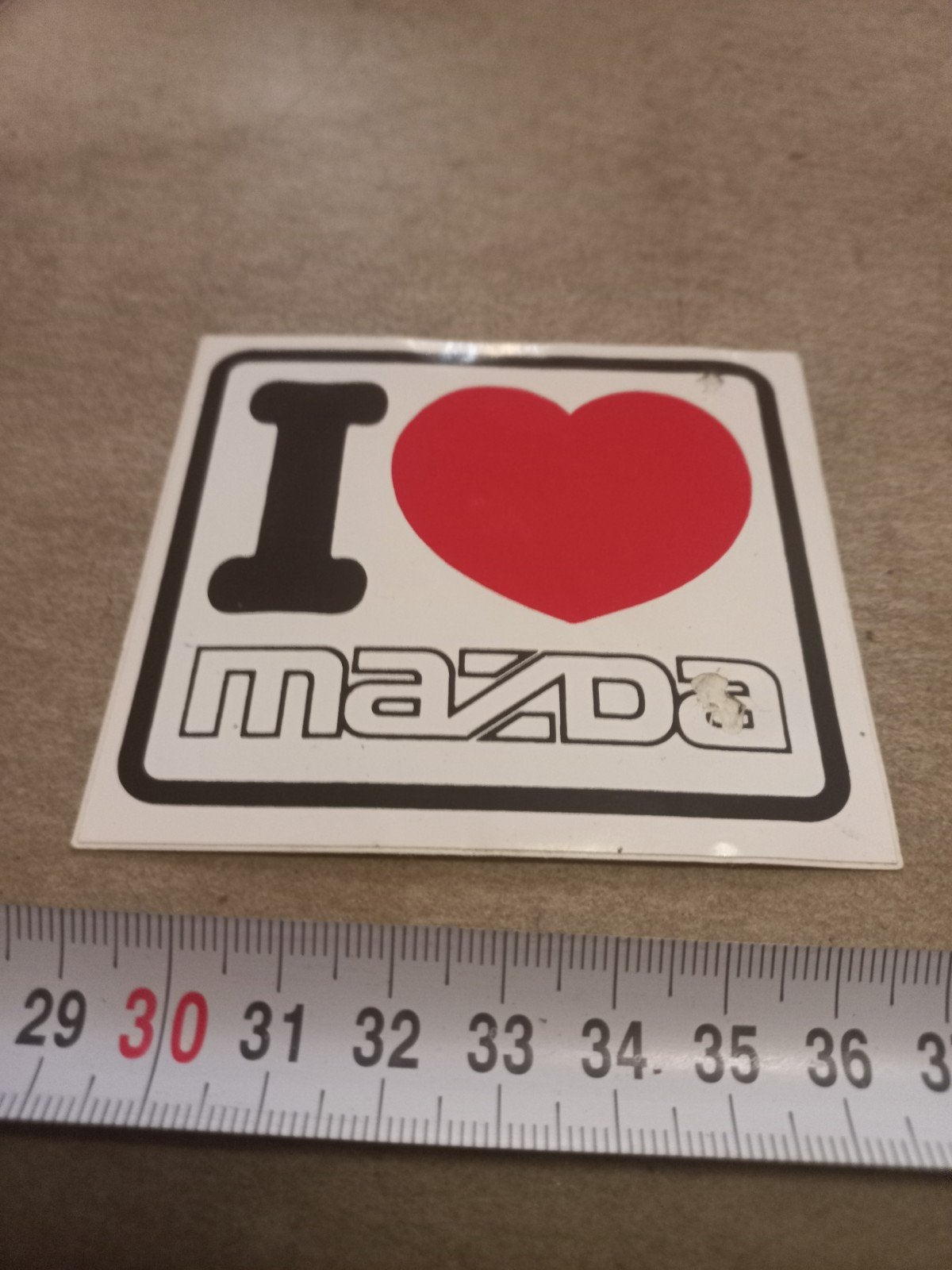 I Love Mazda Sticker - Auto Tuning Decal, Ophalen of Verzenden