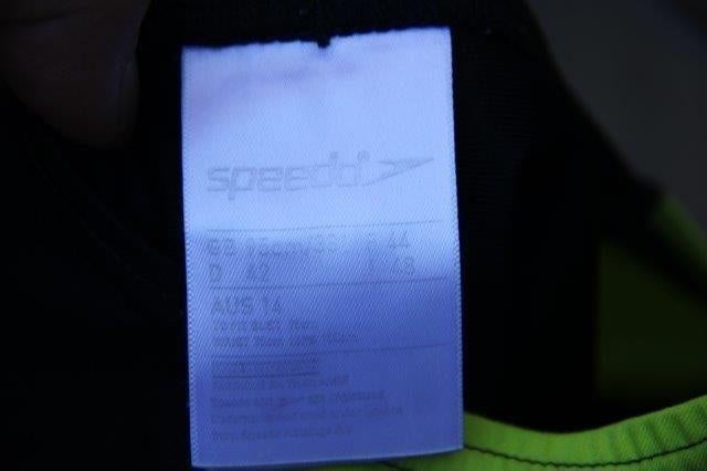 Badpak zwart/ lime Speedo mt 42 Vaste prijs, Kleding | Dames, Badmode en Zwemkleding, Verzenden, Zwart, Badpak, Speedo