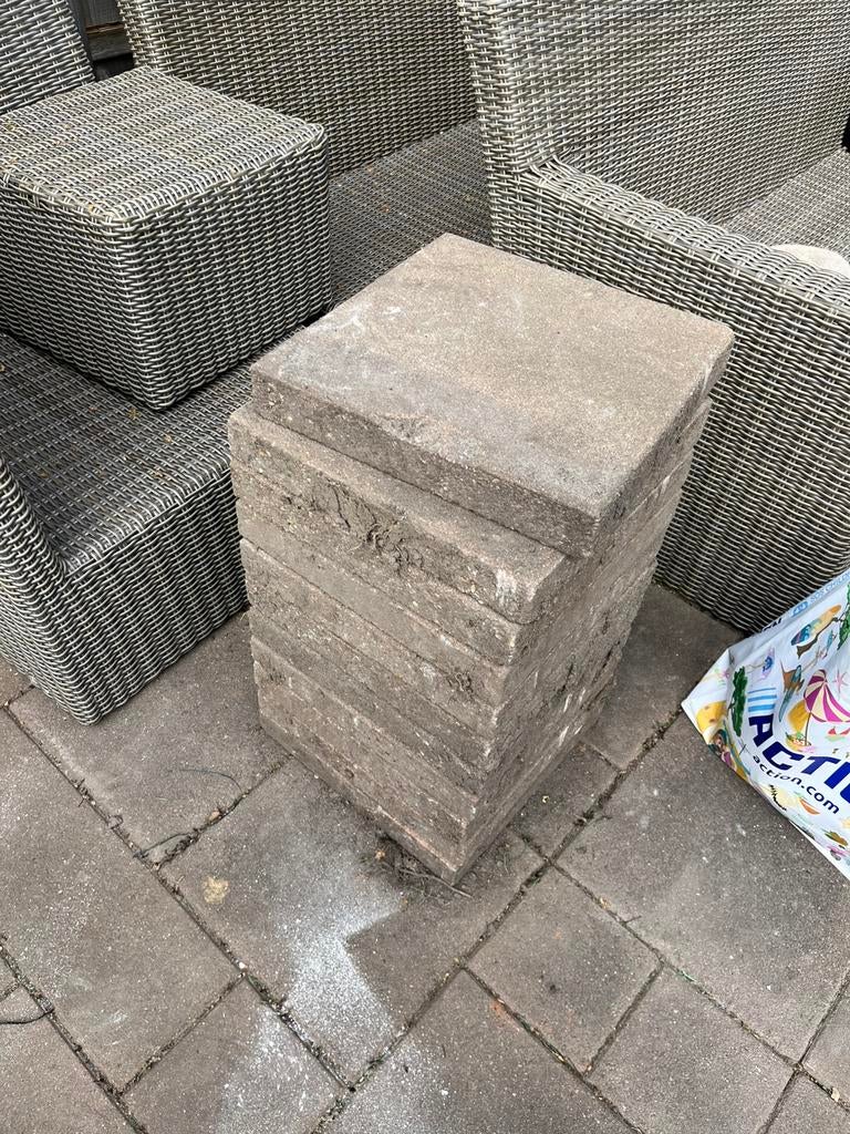 Tegels, Tuin en Terras, Ophalen, Gebruikt, 5 tot 10 m², Natuursteen