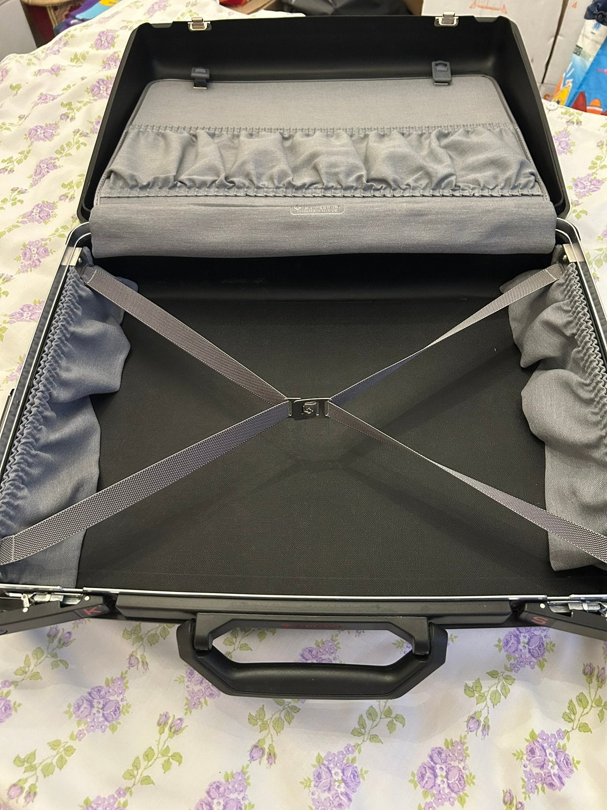kleine samsonite koffer - geen wieltjes zgan, Sieraden, Tassen en Uiterlijk, Ophalen, Zo goed als nieuw, Hard kunststof, Wieltjes