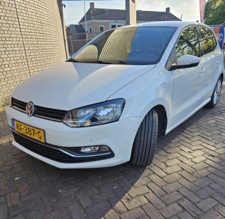 Volkswagen Polo 1.4 TDI 66KW BMT 2017 Wit, Auto's, Voorwielaandrijving, 1051 kg, Wit, Origineel Nederlands