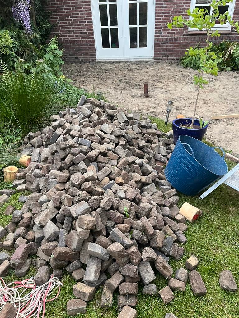 Gebroken halve waaltjes voor bestrating, Ophalen, Gebruikt, Overige typen