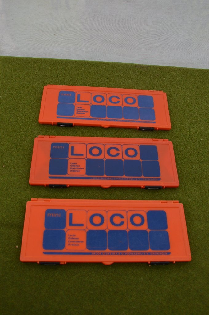 3 Mini Loco dozen met 12 stenen leeftijd 4 - 8 jaar, Ophalen of Verzenden, Gebruikt, Taal en Lezen