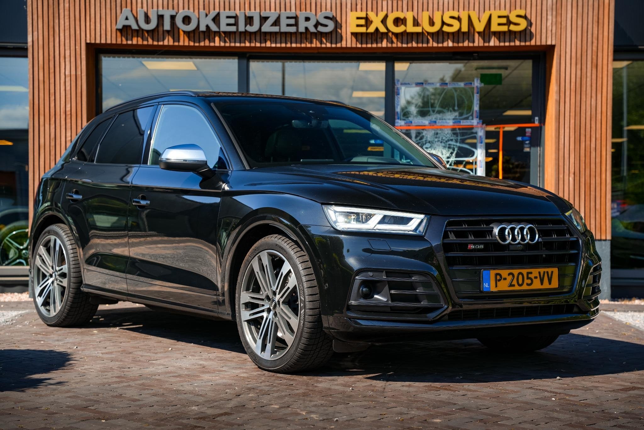 Audi Q5 3.0 TDI SQ5 quattro Panoramadak Luchtvering B&O Carb, Auto's, Audi, Automaat, Automatische klimaatregeling, 15 km/l, Gebruikt