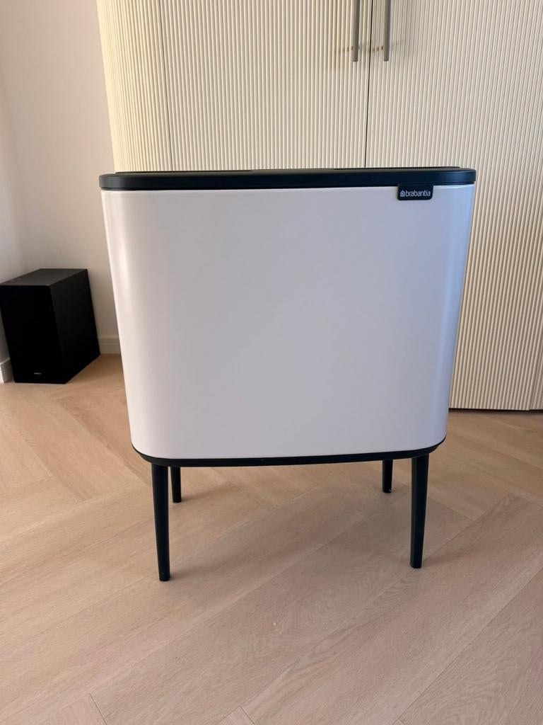 Brabantia Bo Touch Bin prullenbak - 3 x 11 liter, Ophalen, 50 tot 75 cm, Zo goed als nieuw, Metaal
