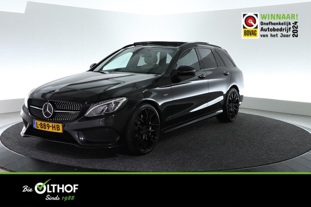 Mercedes-Benz C-klasse Estate 450 AMG 4MATIC | SCHUIF-KANTEL, Auto's, Mercedes-Benz, Bedrijf, Te koop, C-Klasse, 4x4, ABS, Airbags