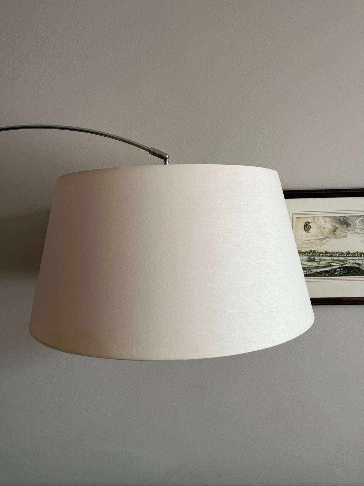 Grote lampenkap crème / beige kleurig, Ophalen, Overige typen, Beige, Rond