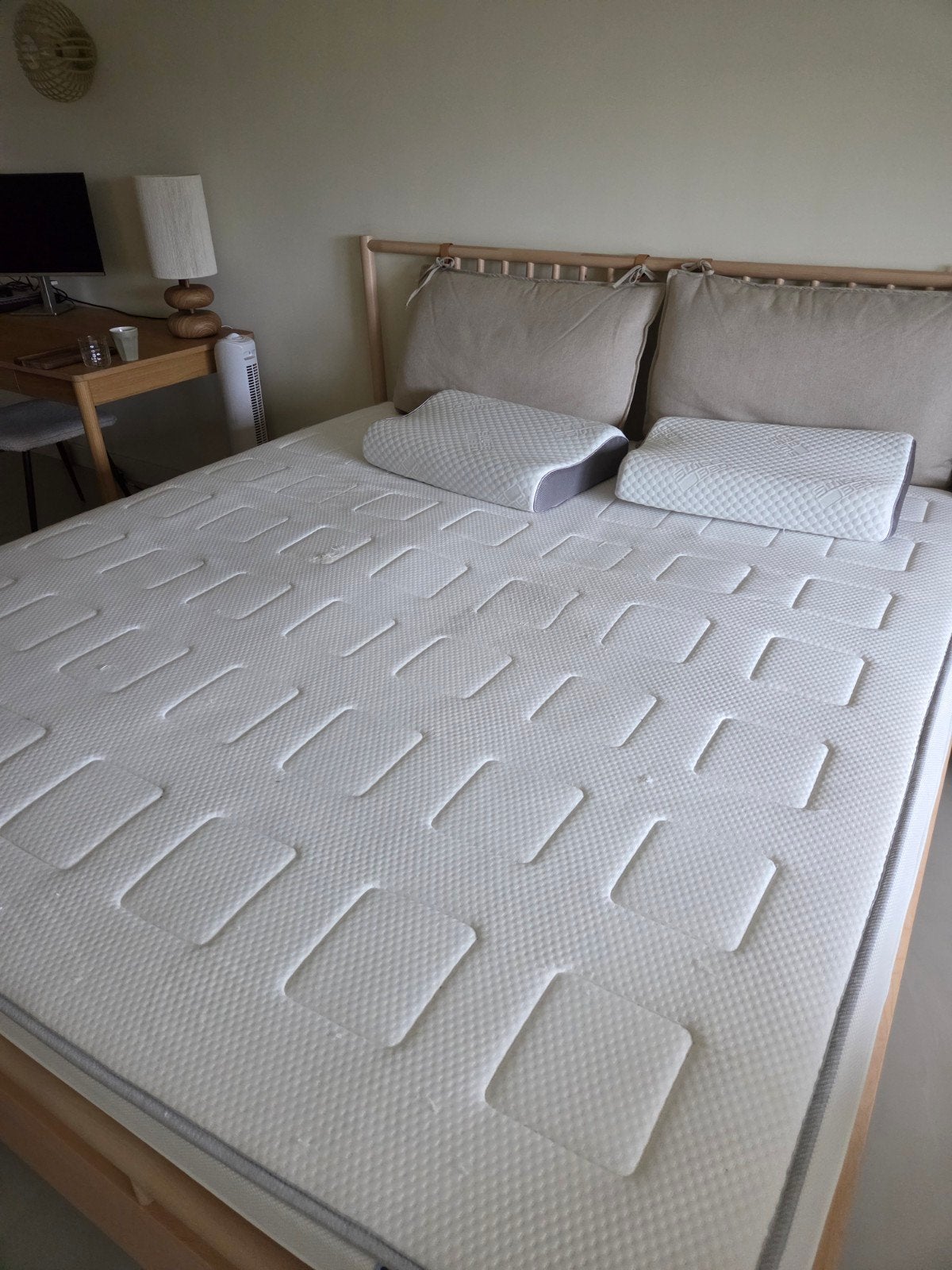 HardExcellent latex rolmatras PV 180x200 - zo goed als nieuw, Tweepersoons, Ophalen of Verzenden, Zo goed als nieuw, Matras