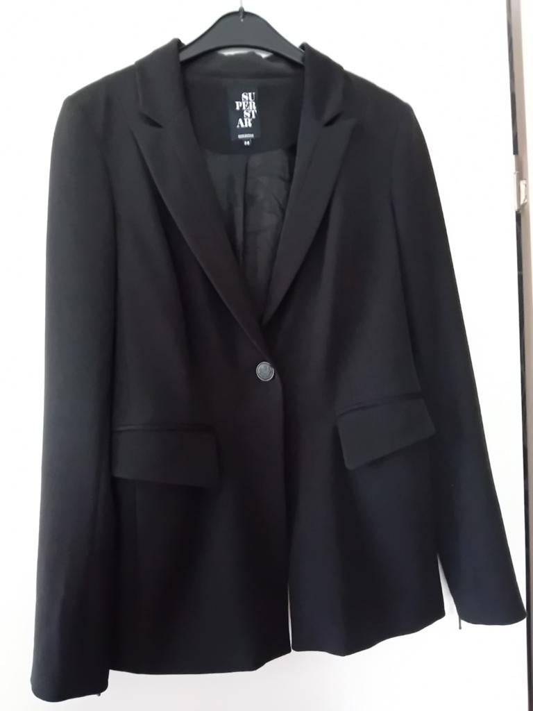 Superstar dames blazer mt 38, Maat 38/40 (M), Zwart, Ophalen of Verzenden, Zo goed als nieuw