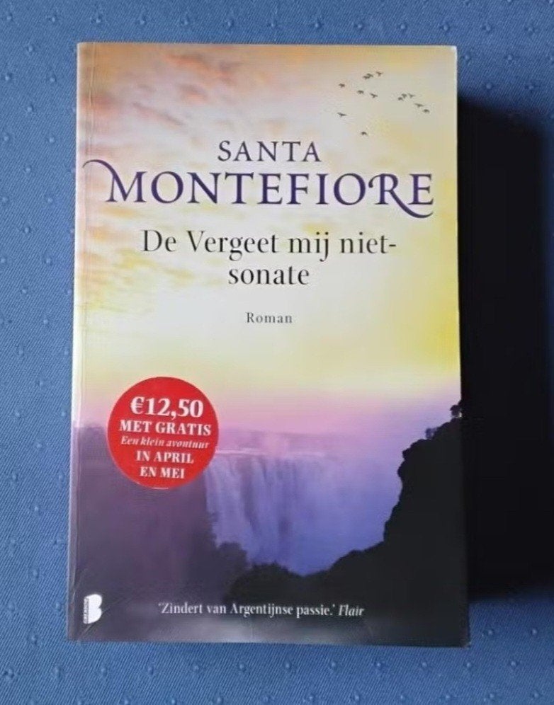 Boek: de vergeet mij niet- sonate van Santa Montefiore, Ophalen, Europa overig, Santa Montefiore, Zo goed als nieuw