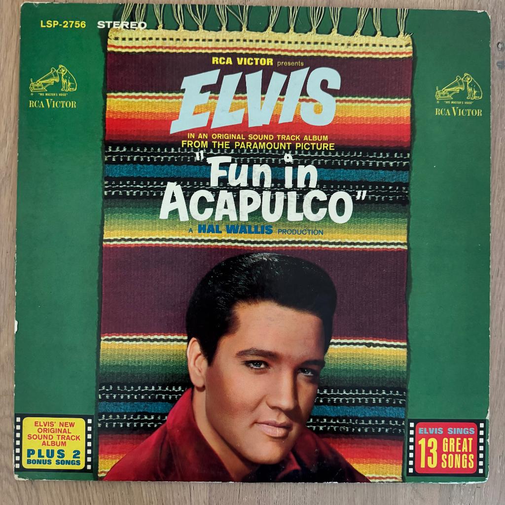 Elvis LP - Fun In Acapulco - USA 1963, Cd's en Dvd's, Gebruikt, Originele persing, Ophalen of Verzenden, 12 inch