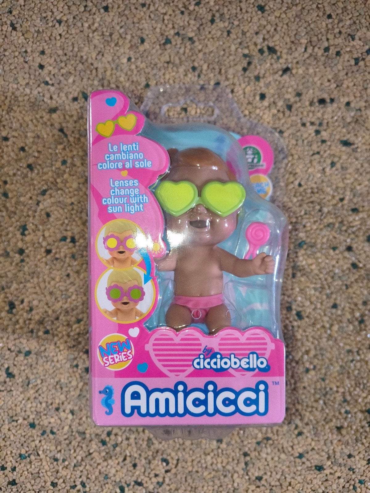 Cicciobello Amicicci Babypop - Lenzen veranderen kleur, Ophalen of Verzenden, Nieuw, Babypop