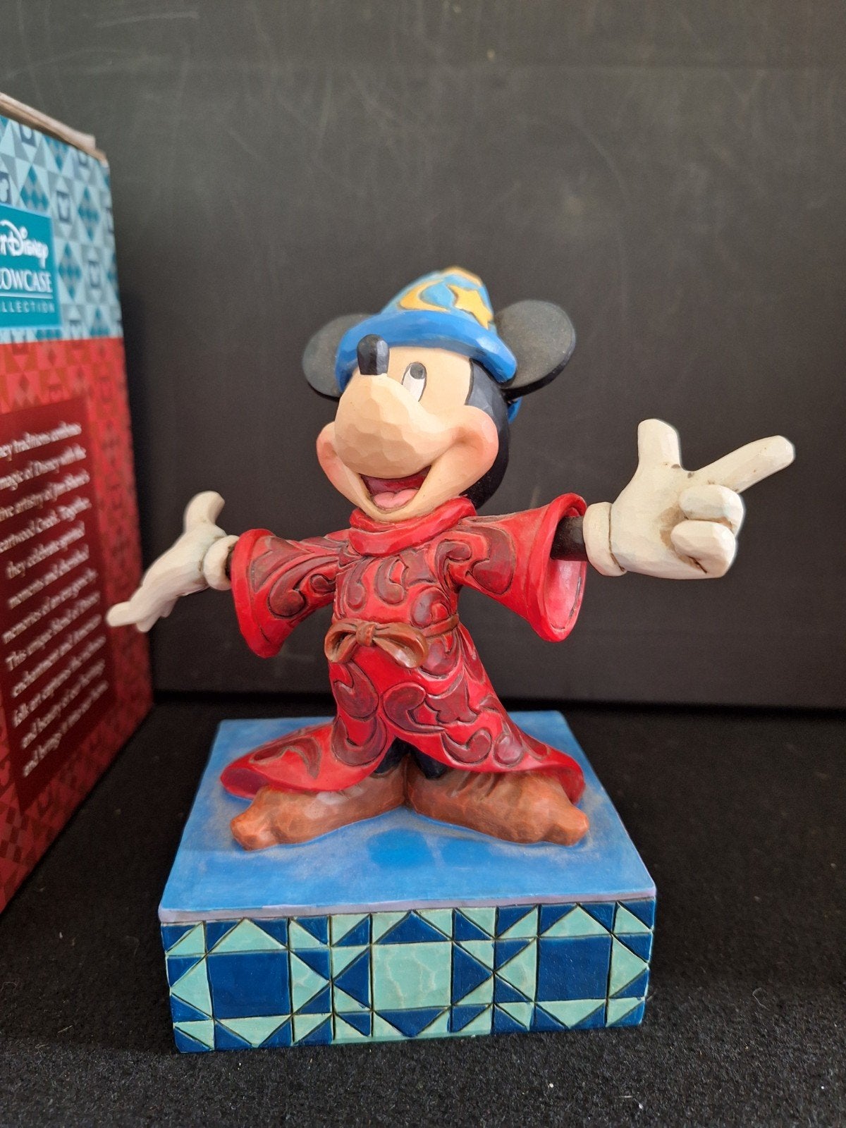 Jim Shore Retired Disney Traditions Mickey Mouse Fantasia, Ophalen, Mickey Mouse, Zo goed als nieuw, Beeldje of Figuurtje