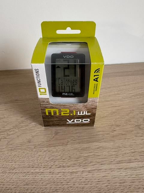 VDO M2.1 wl draadloze fietscomputer, Fietsen en Brommers, Fietsaccessoires | Fietscomputers, Ophalen of Verzenden, Draadloos, Nieuw