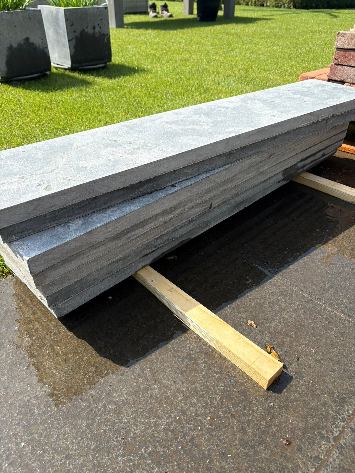 Hardsteen dorpel Chinese hardsteen, Ophalen, 100 tot 150 cm, Hardsteen, Vensterbanken