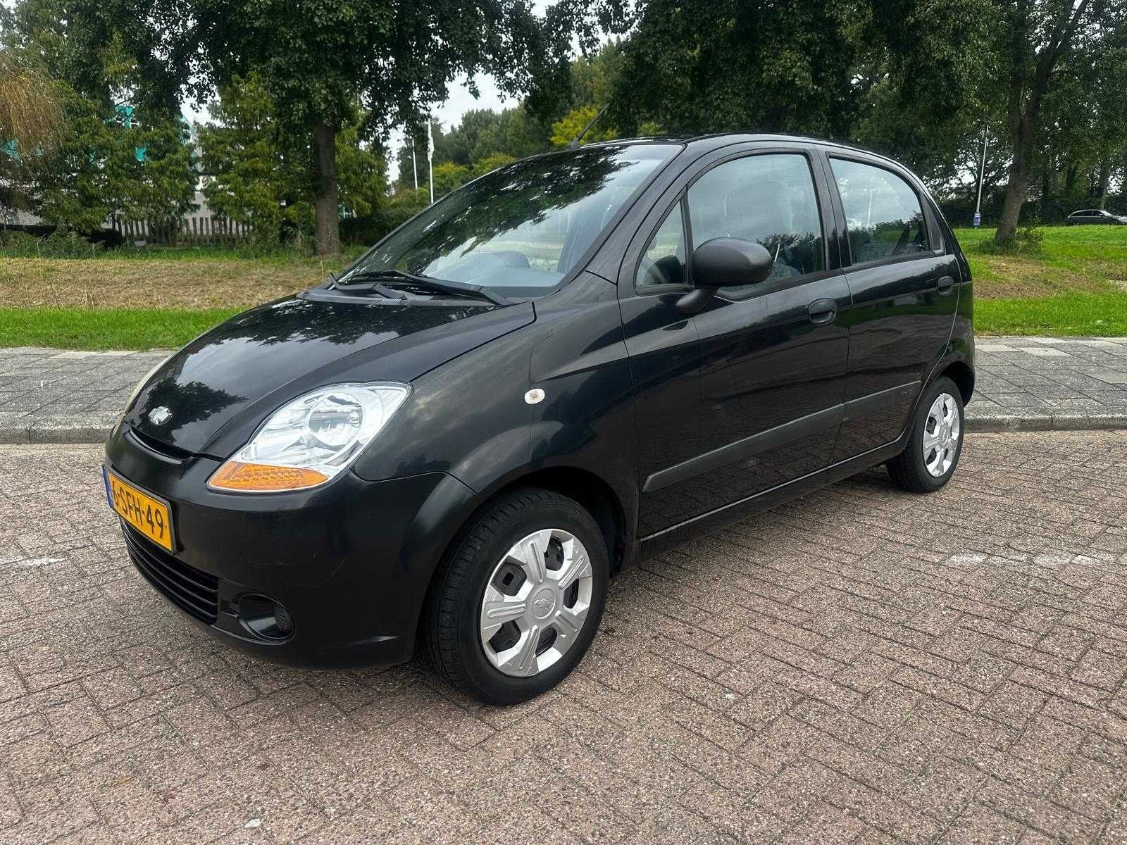 Chevrolet Matiz 0.8 Pure, 6-SFH-49, Auto's, Voorwielaandrijving, Gebruikt, Zwart, Bedrijf