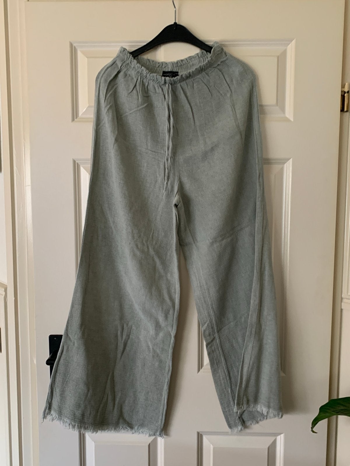 Natacha Paris wijde broek met franjes - Zo goed als nieuw, Maat 38/40 (M), Ophalen of Verzenden, Zo goed als nieuw, Lang