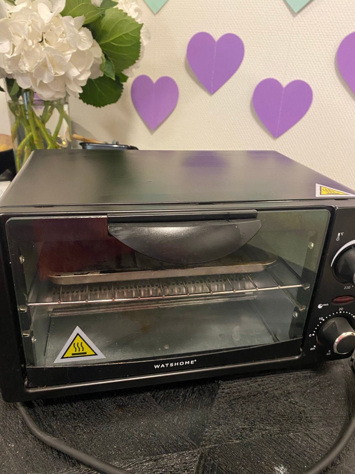 Compacte WatsHome Mini-Oven - Perfect voor kleine keukens, Minder dan 45 cm, Ophalen of Verzenden, Vrijstaand, Mini-oven