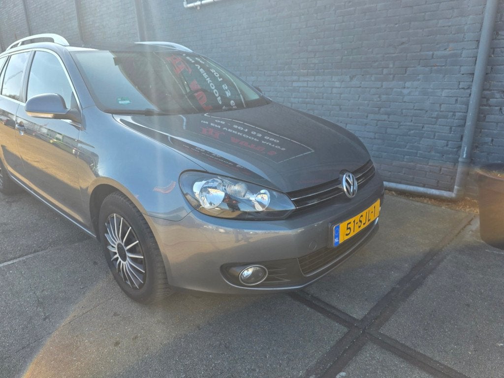 Volkswagen Golf Variant 1.6 TDI Highline BlueMotion, Auto's, Volkswagen, Voorwielaandrijving, Euro 5, Gebruikt, Zwart