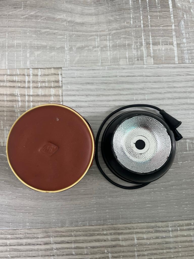 Vintage Agfa cameratasje met flitser, Ophalen of Verzenden, Gebruikt, Overige merken