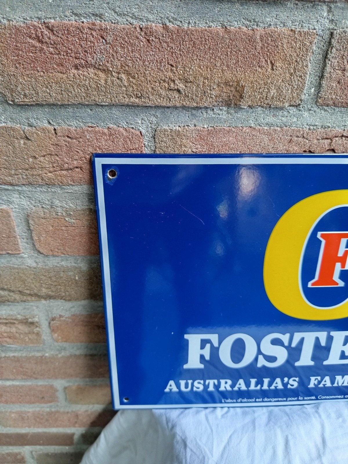 foster's bier Emaillebord, Verzamelen, Ophalen of Verzenden, Overige merken