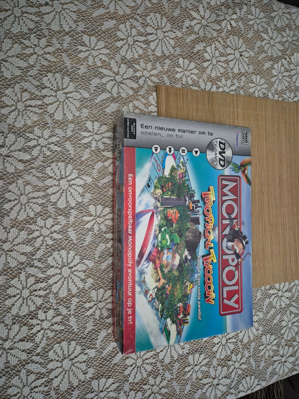 Monopoly Tropical Tycoon DVD TV Games - Zo goed als nieuw, Drie of vier spelers, Ophalen of Verzenden, Zo goed als nieuw, Hasbro