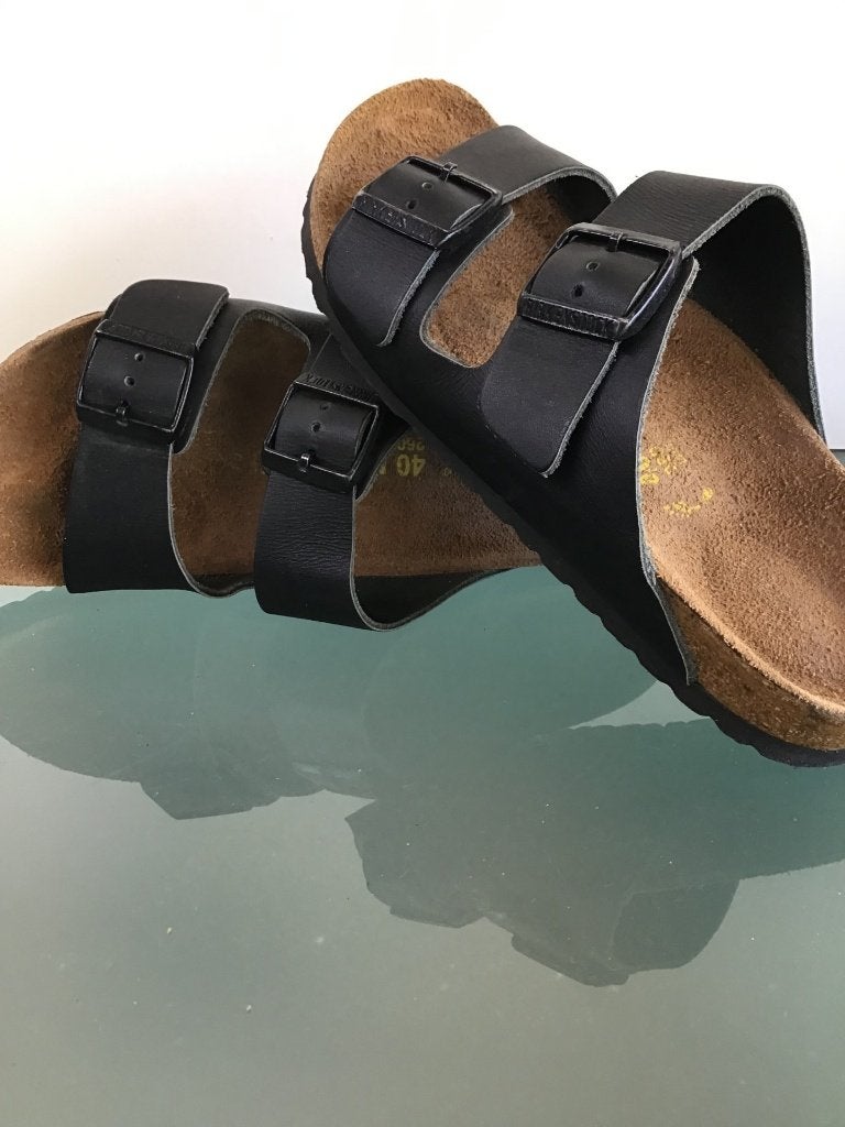Birkenstock Arizona 40 | slippers zwart | Gratis verzenden, Slippers, Verzenden, Zwart, Zo goed als nieuw
