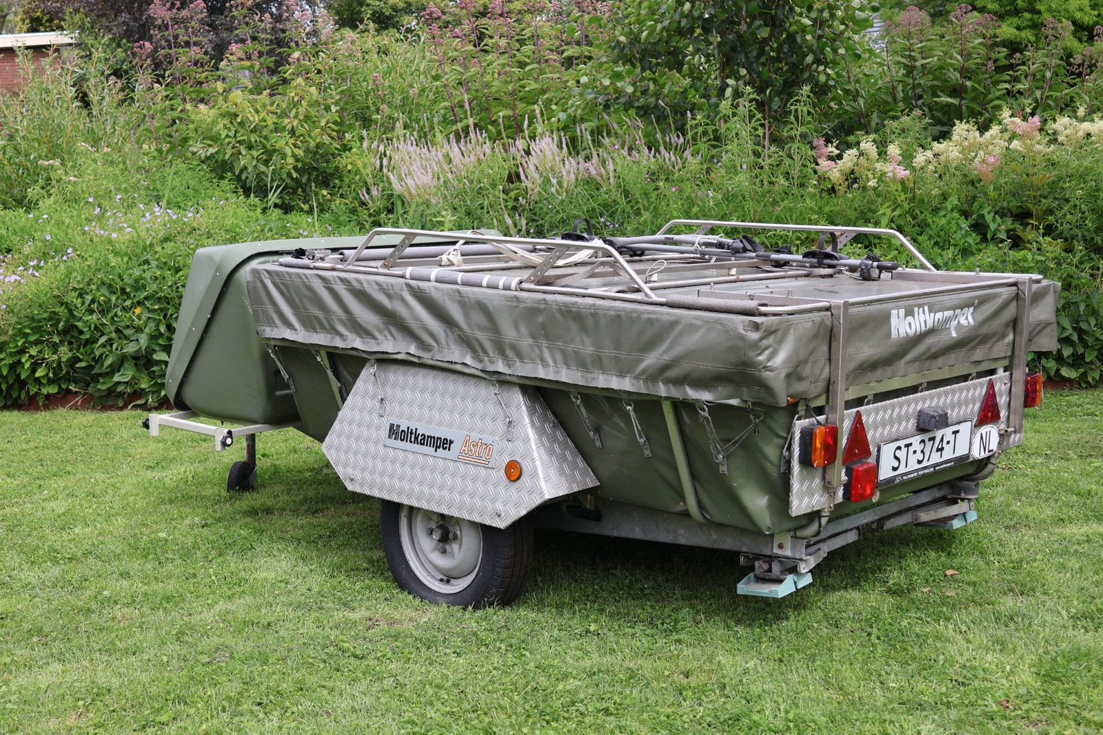 Holtkamper Astro XL met airco membrane nieuw tentdoek!!, Caravans en Kamperen, Ophalen