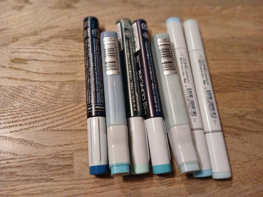 Copic sketch markers, Hobby en Vrije tijd, Tekenen, Gebruikt, Potlood of Stift, Ophalen of Verzenden