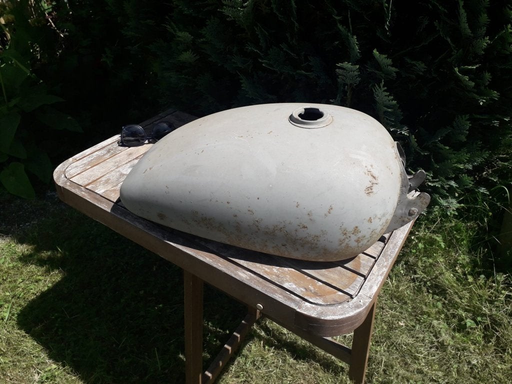 fxe superglide tank 1975, Motoren, Onderdelen | Harley-Davidson, Ophalen of Verzenden, Gebruikt
