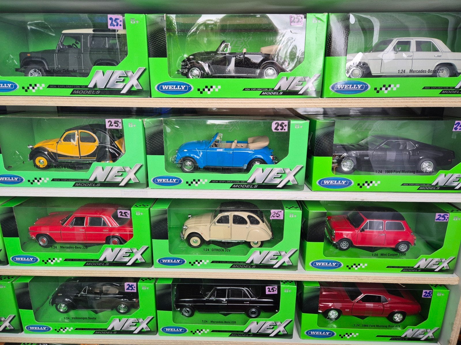 Welly / Nex Modelauto's 1:24 - Diverse Modellen, Hobby en Vrije tijd, Modelauto's | 1:24, Auto, ., Nieuw, Ophalen of Verzenden