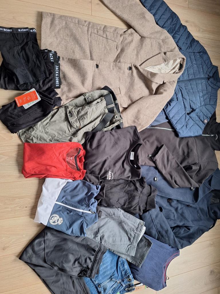 Heren kledingpakket maat M, Ophalen of Verzenden, Nieuw, Maat 48/50 (M)