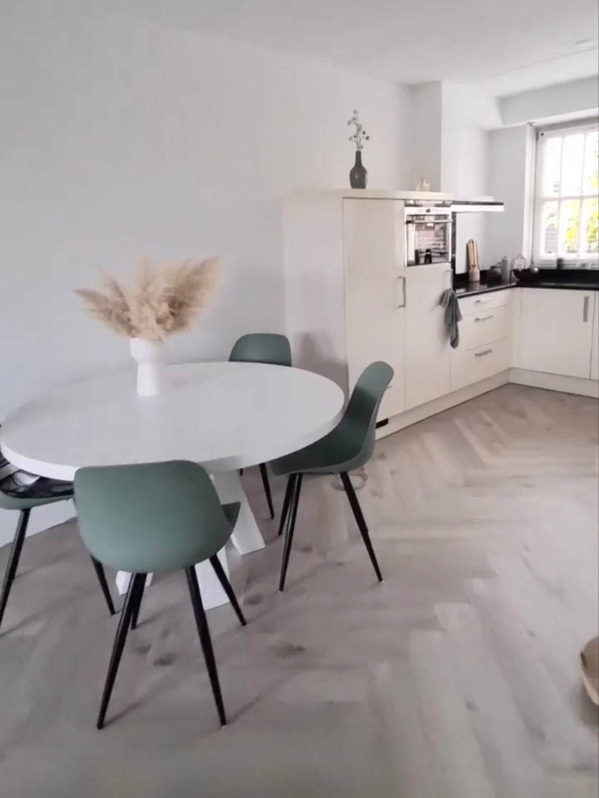 4x Eetkamerstoel Monza Leen Bakker /Label51, Huis en Inrichting, Ophalen, Kunststof, Gebruikt, Overige kleuren