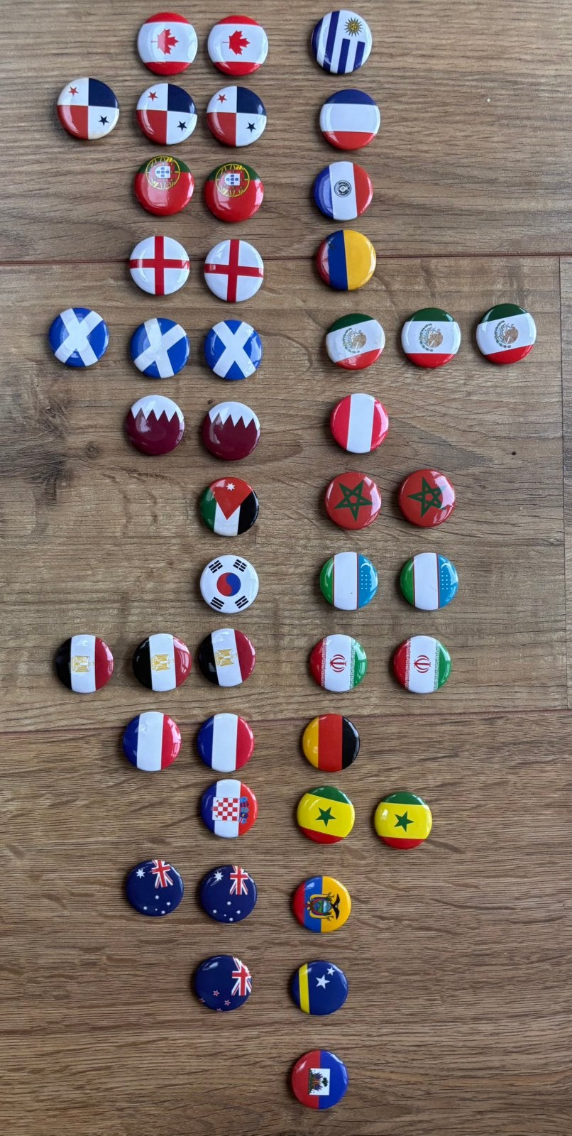 WK buttons dekamarkt - ruilen, Verzamelen, Speldjes, Pins en Buttons, Ophalen, Zo goed als nieuw, Overige onderwerpen