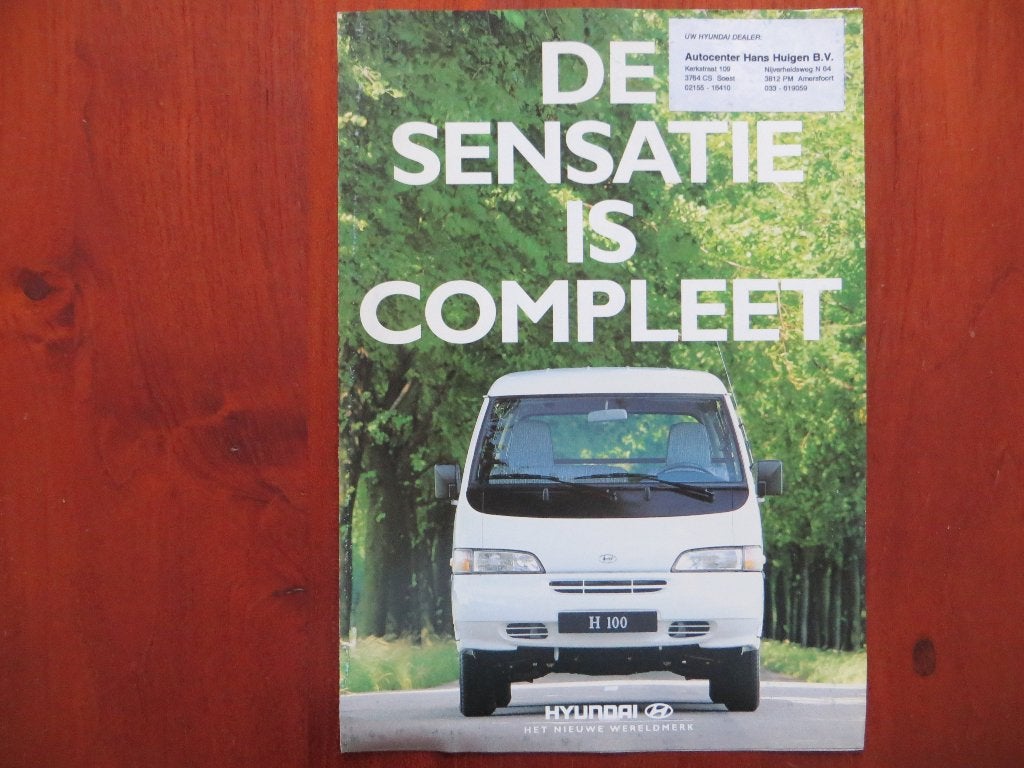 Hyundai H100 De sensatie is compleet, Ophalen of Verzenden, Nieuw, Overige merken