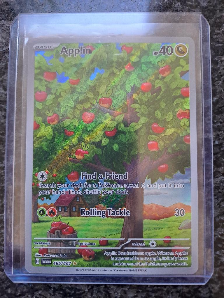 Pokémon kaart Applin 185/167, Ophalen, Nieuw, Losse kaart