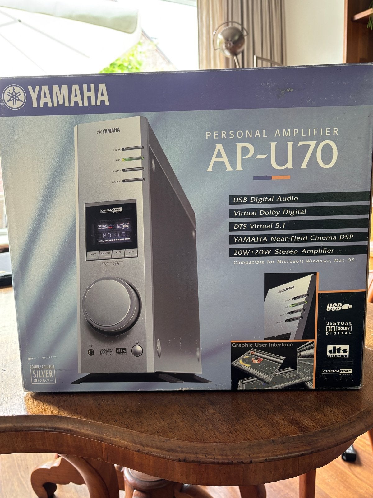 Yamaha AP-U70 Personal Amplifier - USB Digital Audio, Yamaha, Ophalen of Verzenden, Zo goed als nieuw, Minder dan 60 watt