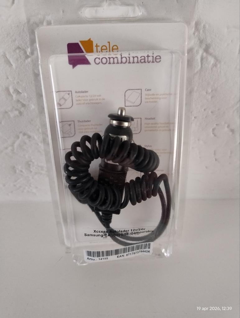 Autolader 12/24 volt  Samsung CAD300SBE, Ophalen of Verzenden, Nieuw