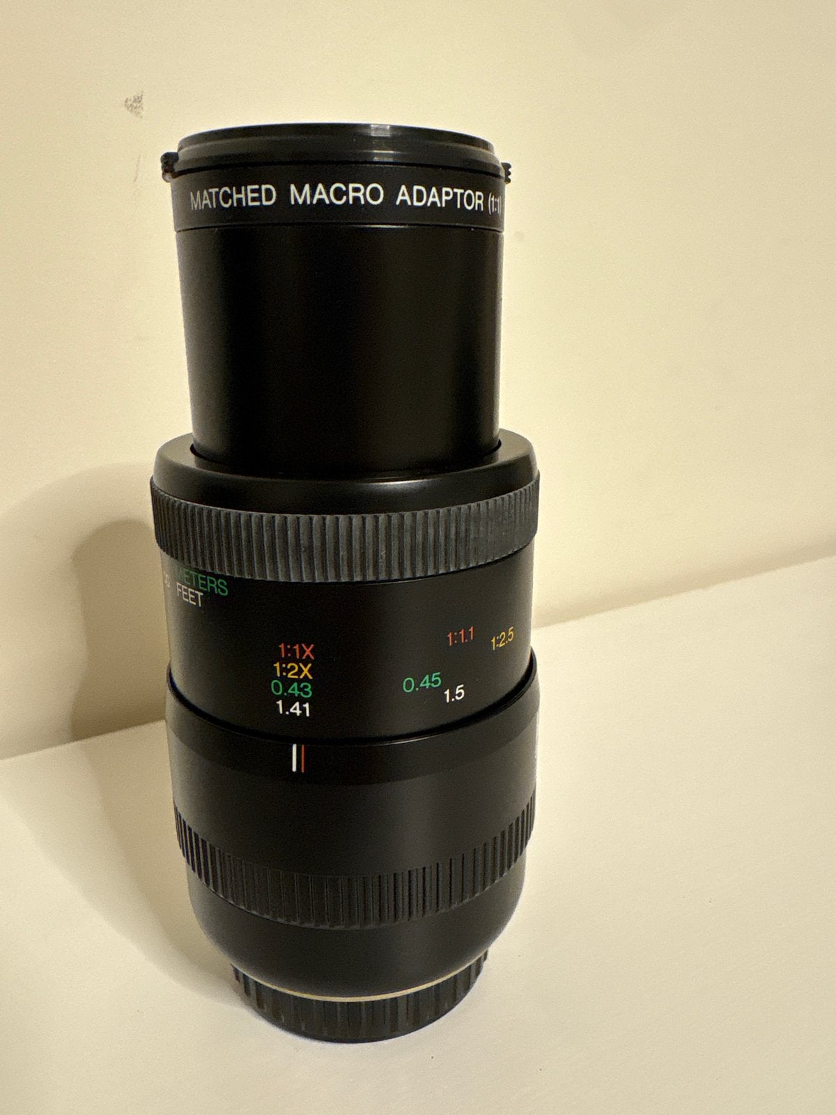 Macro lens met hoes - Matched Macro Adaptor, Ophalen, Gebruikt, Macrolens, Beschermhoes/tas