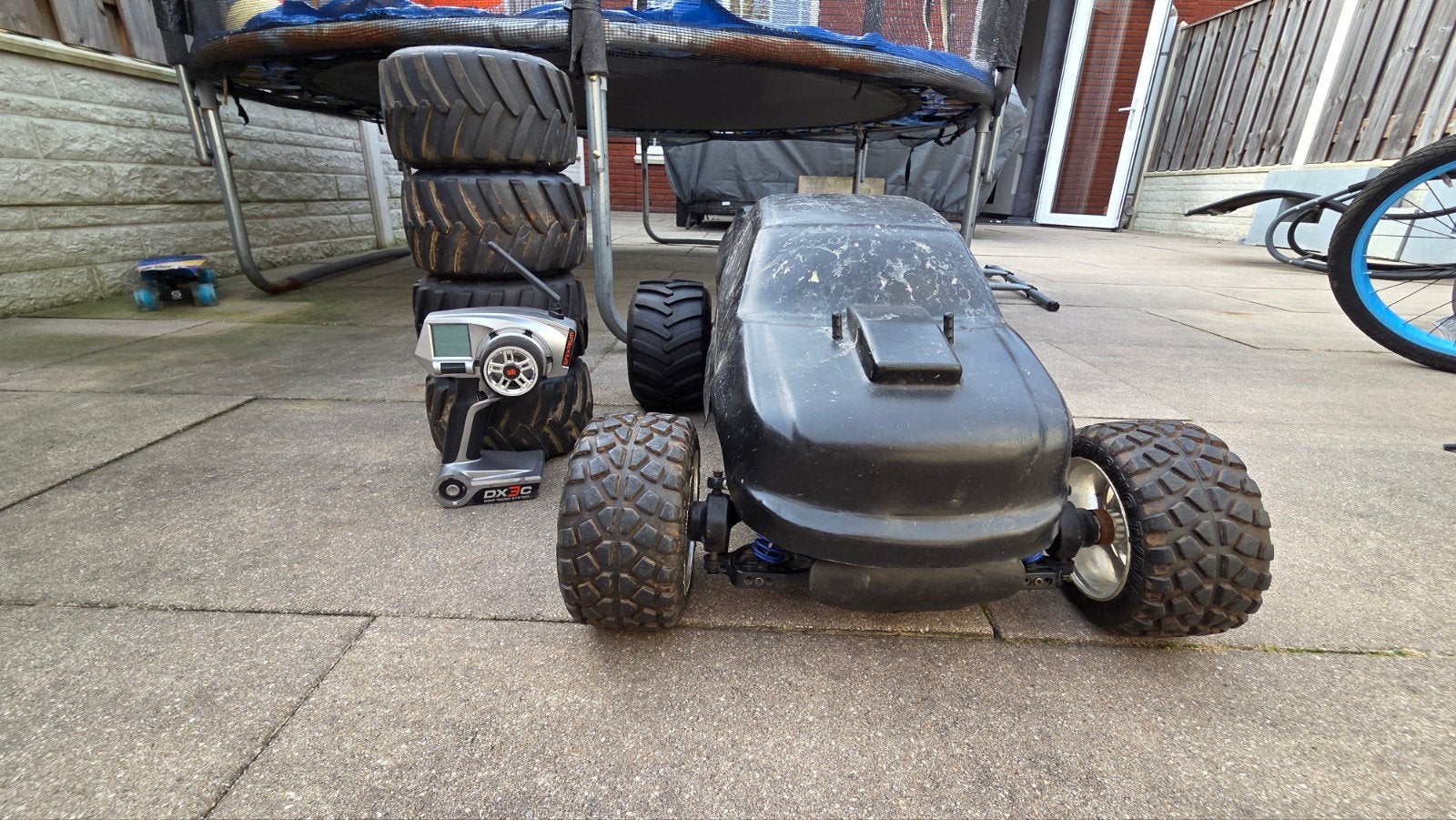 FG Racing Monster Truck 1:6 Benzine RC Auto, Ophalen, Benzine, Gebruikt, Auto offroad