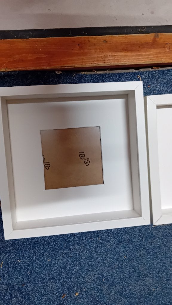 2 x fotolijst zgan, Ophalen of Verzenden, Zo goed als nieuw, Standaard fotolijst