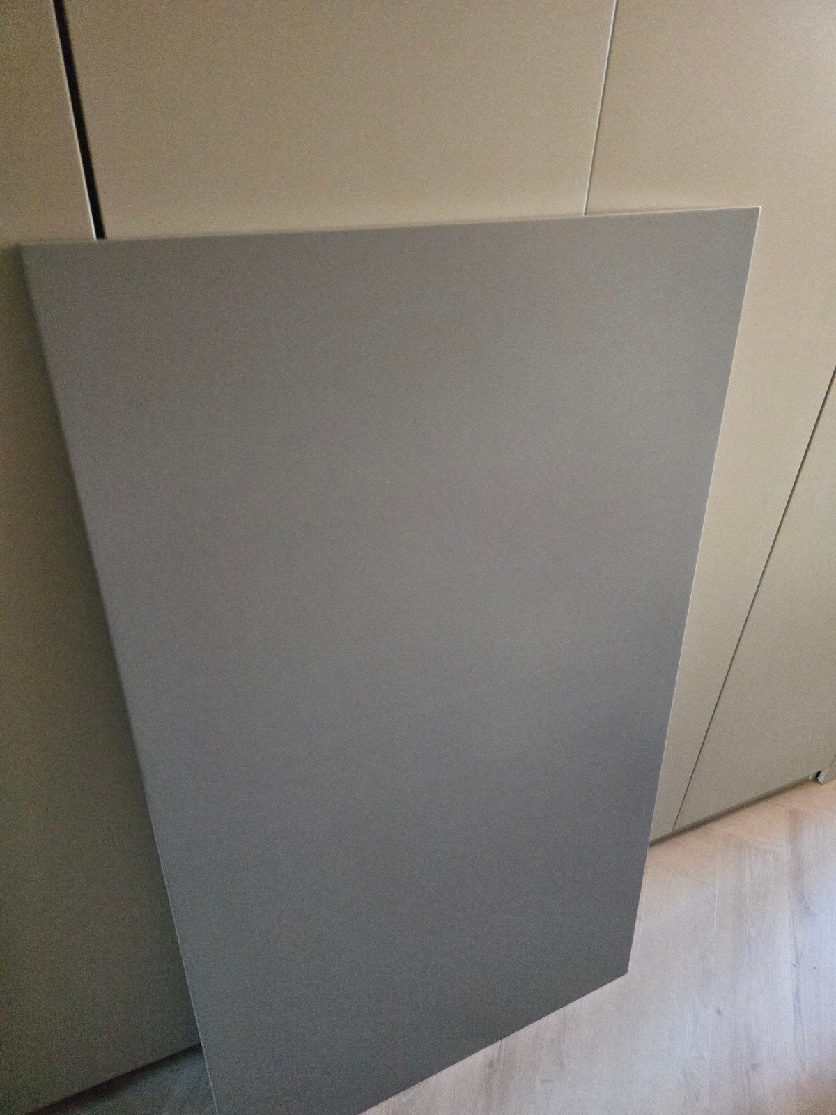Tafelblad Bureaublad 140x80cm IKEA Rudolf Grijs Z.G.A.N., Ophalen, Zo goed als nieuw, IKEA, Grijs
