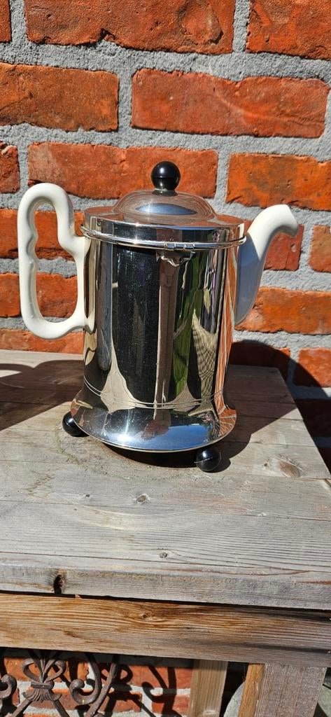 Benraad Theepot - Verzilverd met Porseleinen Binnenkant, Ophalen of Verzenden