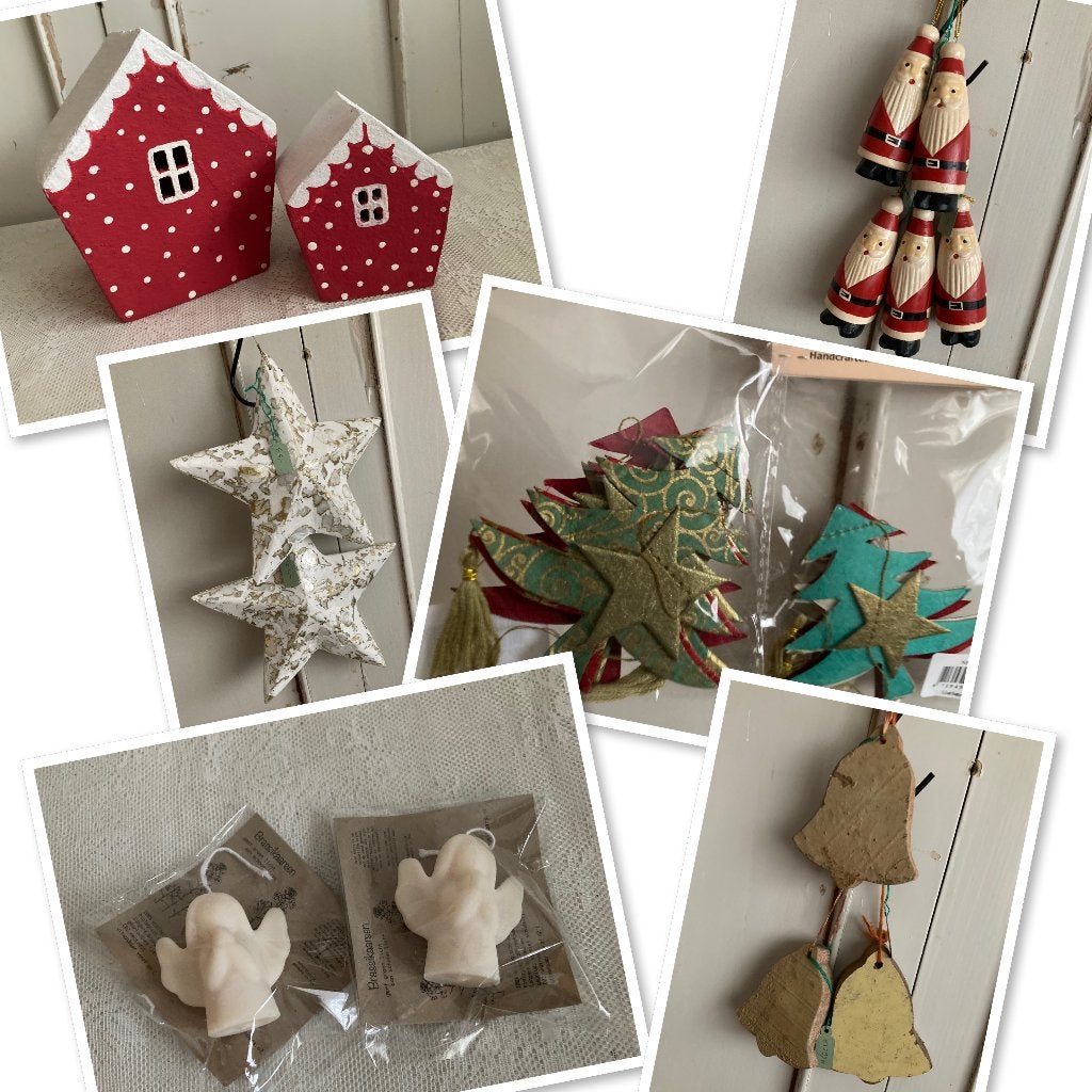 Kerst - Fair trade /  huisjes - kerstmannetjes - klokken, Diversen, ---, ---, Nieuw, Ophalen of Verzenden