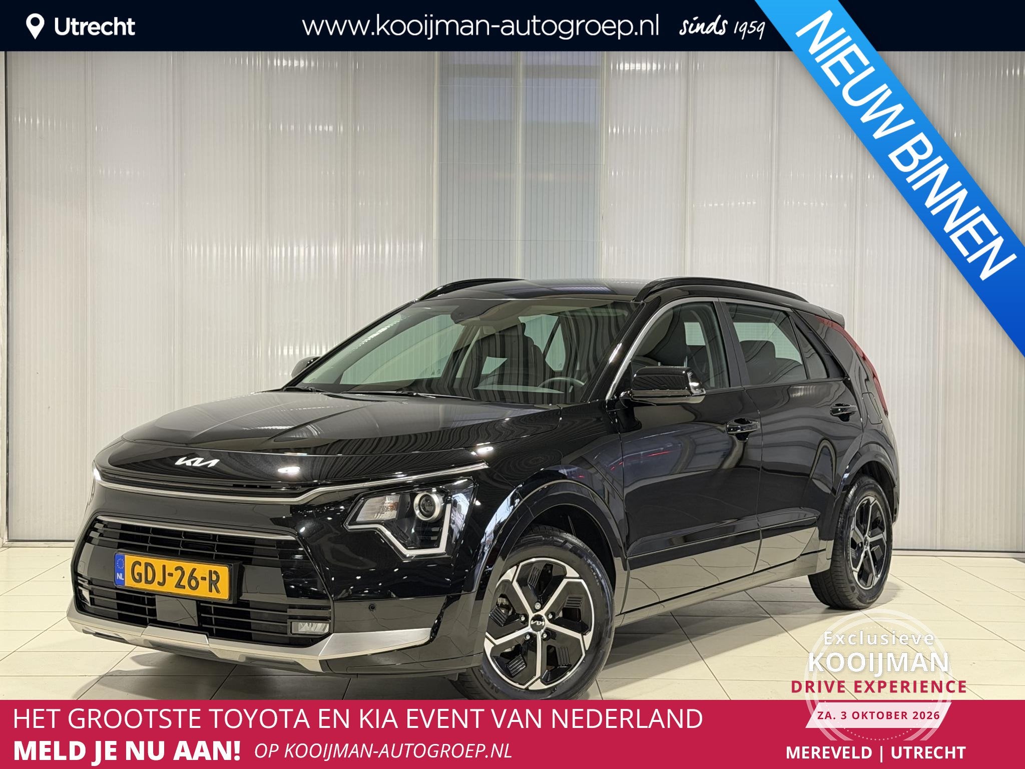 Kia Niro 1.6 GDi Hybrid DynamicLine Trekhaak, Apple Carplay/
