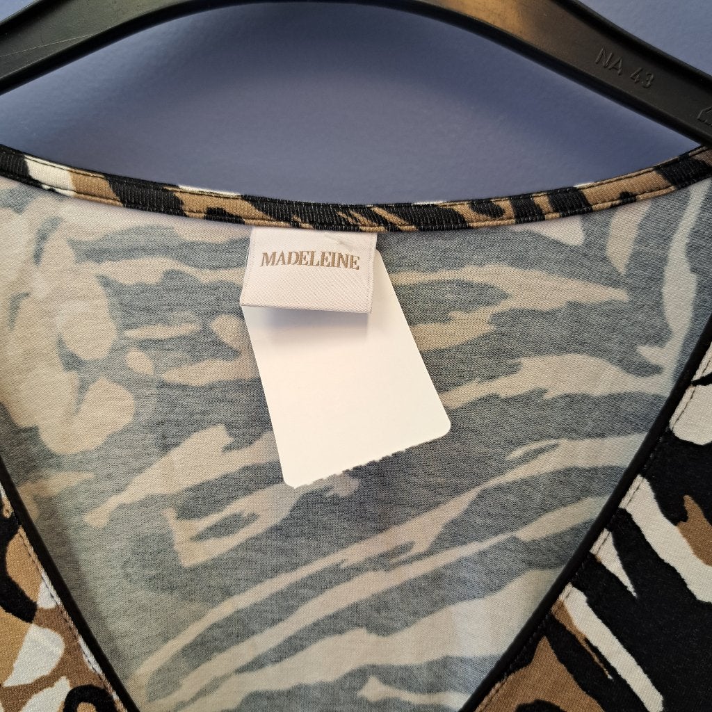 Madeleine ongedragen top / shirt dierenprints mt 44 nr 41627, Bruin, ., Nieuw, Ophalen of Verzenden