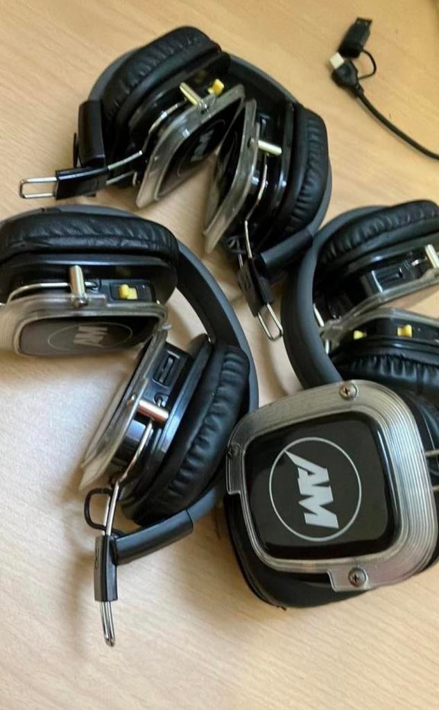 Silent disco koptelefoons, Overige merken, Gebruikt, Info@silentdisco.nl, Ophalen of Verzenden